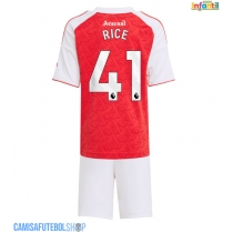 Camisa de time de futebol Arsenal Declan Rice #41 Replicas 1º Equipamento Infantil 2025-26 Manga Curta (+ Calças curtas)